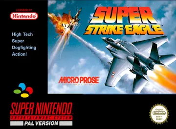 Super Strike Eagle (Europe) (En,Fr,De,Es,It) box cover front